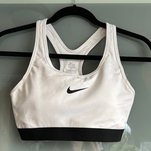 Nike Padded Sports Bra in White